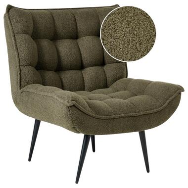 Fauteuil ALVESTA Bouclé Vert foncé product