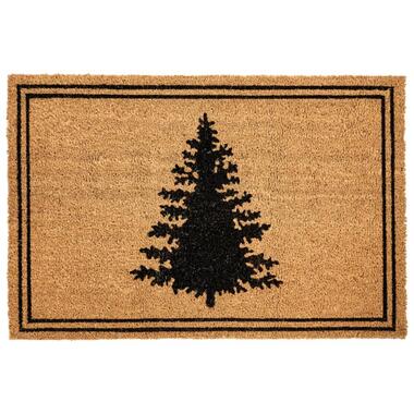 Paillasson MANAPAO Naturel 60 x 90 cm Motif de Noël Fibre de coco product