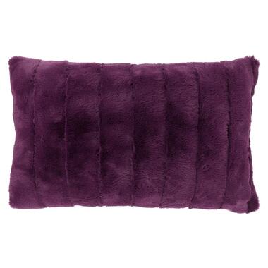 Unique Living - Coussin décoratif Norah 40x60cm - Violet foncé product