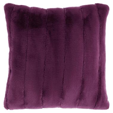 Unique Living - Coussin décoratif Norah 45x45cm - Violet foncé product