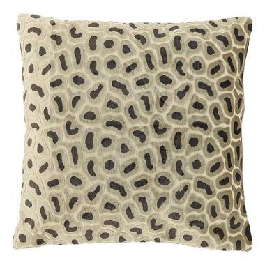 Unique Living - Coussin décoratif Mirelle 45x45cm - Gris Château product
