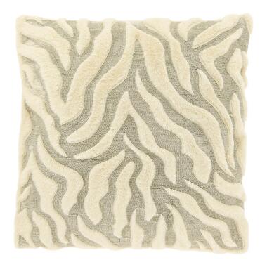 Unique Living - Coussin décoratif Fenna 45x45cm - Blanc Tourterelle product