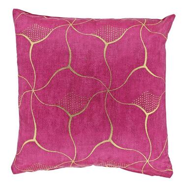 Unique Living - Coussin décoratif Celina 45x45cm - Fuchsia product