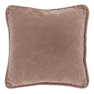 Unique Living - Coussin décoratif Carmel 45x45cm - Vieux Rose product