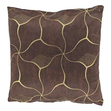 Unique Living - Coussin décoratif Celina 45x45cm - Rocky Brown product
