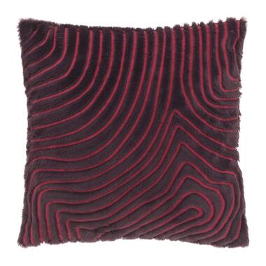Unique Living - Coussin décoratif Jace 45x45cm - Violet foncé product