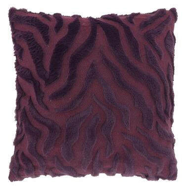 Unique Living - Coussin décoratif Fenna 45x45cm - Violet foncé product
