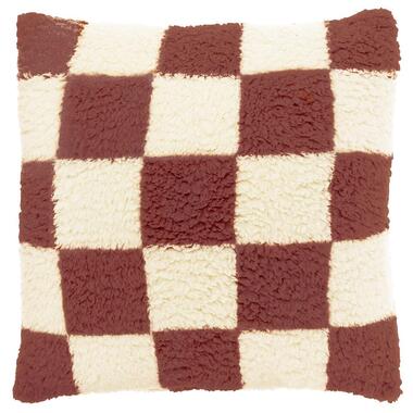 Unique Living - Sierkussen Check 53x53cm - Dove White product