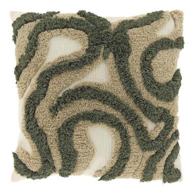 Unique Living - Coussin décoratif Calin 45x45cm - Vert Hiver product