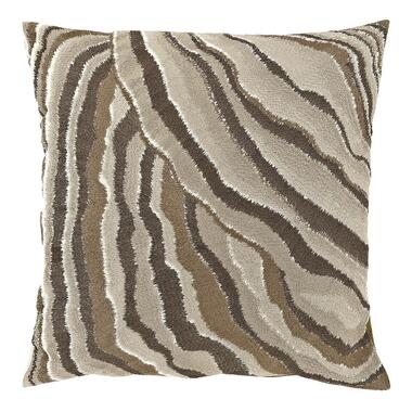 Unique Living - Coussin décoratif Ezra 45x45cm - Rocky Brown product