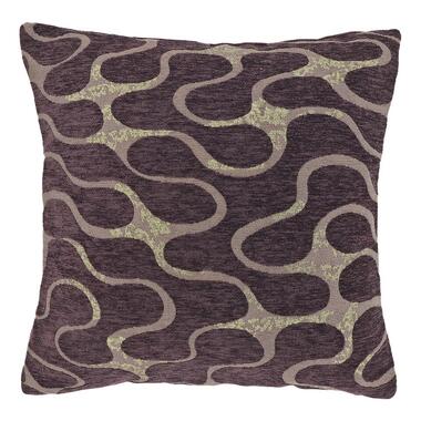Unique Living - Coussin décoratif Lux 45x45cm - Violet foncé product