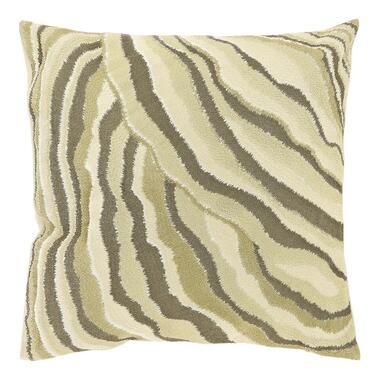 Unique Living - Coussin décoratif Ezra 45x45cm - Blanc Tourterelle product