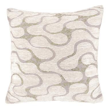 Unique Living - Coussin décoratif Lux 45x45cm - Blanc tourterelle product