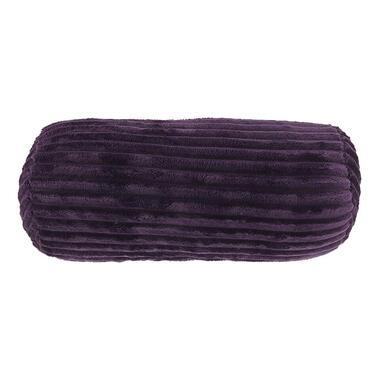 Unique Living - Sierkussen Dez Ø20x45cmcm - Dark Purple product