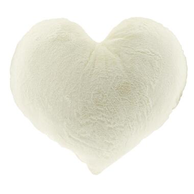 Unique Living - Coussin décoratif Crush 65x60cm - Blanc Tourterelle product