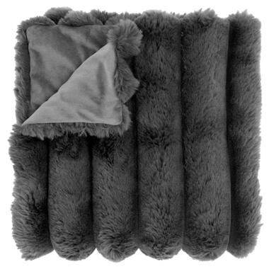 Unique Living - Plaid Liebe 150x200cm - Dark Grey product