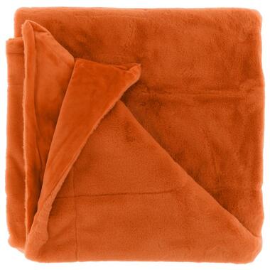 Unique Living - Plaid Klaas 150x200cm - Orange Flame product