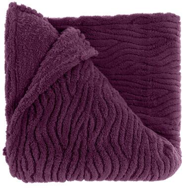 Unique Living - Plaid Clio 150x200cm - Dark Purple product