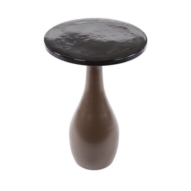 Hoyz Collection - Bijzettafel Eclipse Druppel M - Koper Antiek Finish product