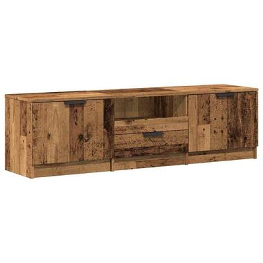 vidaXL - Meuble TV avec 1 tiroir et 2 portes - Vieus bois - 140x35x40 cm product