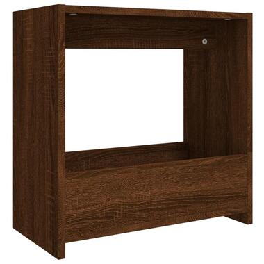 vidaXL - Bijzettafel - Bruin - Bewerkt hout product