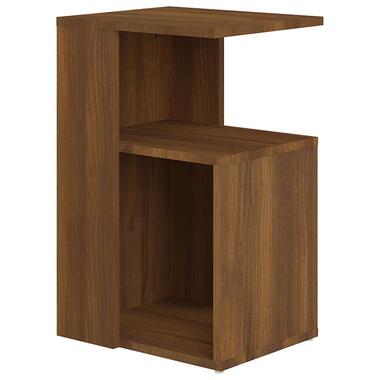 vidaXL - Bijzettafel - Bruin - Bewerkt hout product