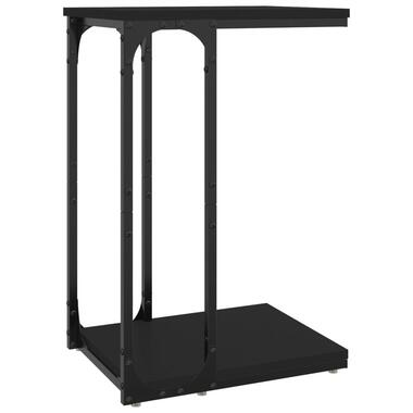 vidaXL - Bijzettafel - Zwart - Bewerkt hout - 40 x 30 x 60 cm product