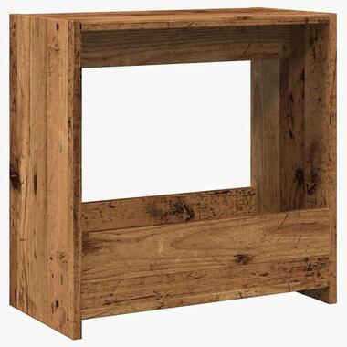 vidaXL - Bijzettafel - Bruin - Bewerkt hout product