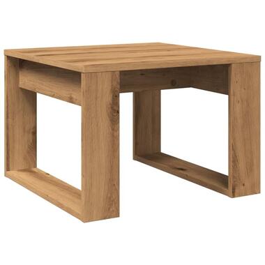 vidaXL - Bijzettafel - Bruin - Bewerkt hout product