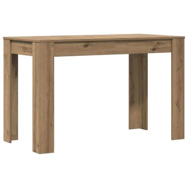 vidaXL - Eettafel - Bruin - Bewerkt hout product