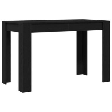vidaXL - Eettafel - Zwart - Bewerkt hout product