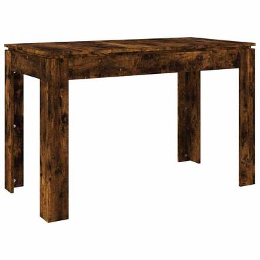 vidaXL - Eettafel - Bruin - Bewerkt hout product