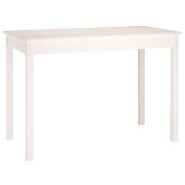 vidaXL - Eettafel - Wit - Grenenhout product