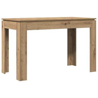 vidaXL - Eettafel - Bruin - Bewerkt hout product