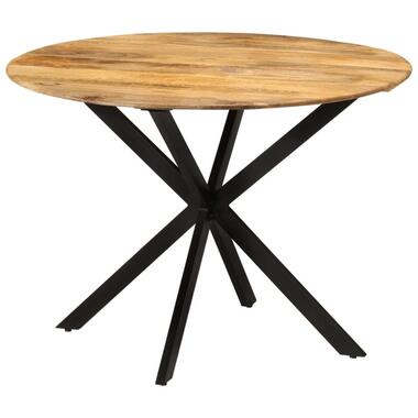 vidaXL - table à manger - Brun - Bois - Ø 110 x 78 cm product