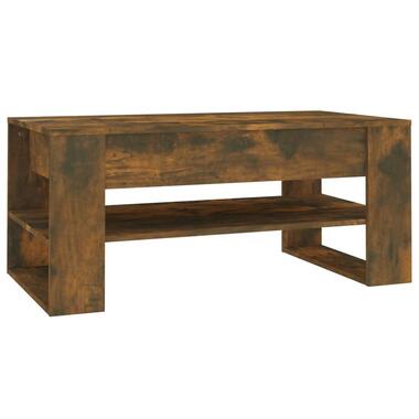 vidaXL - Salontafel - Bruin - Bewerkt hout product