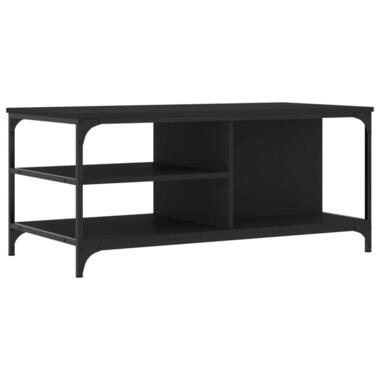 vidaXL - Salontafel - Zwart - Bewerkt hout product