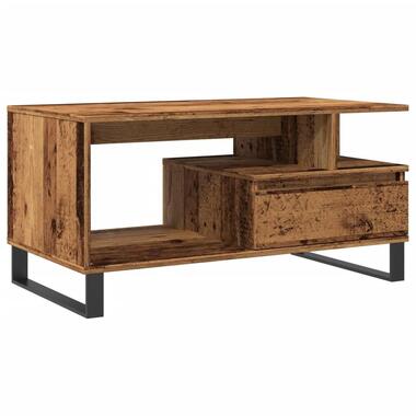 vidaXL - Salontafel - Bruin - Bewerkt hout product