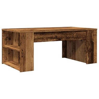 vidaXL - Salontafel - Bruin - Bewerkt hout product