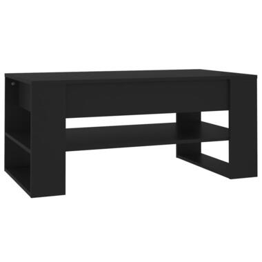 vidaXL - Salontafel - Zwart - Bewerkt hout product