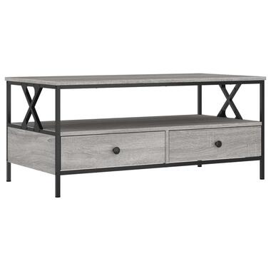 vidaXL - Salontafel - Grijs - Bewerkt hout product