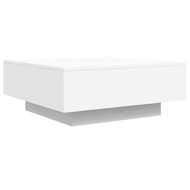 vidaXL - Salontafel - Wit - Bewerkt hout - 80 x 80 x 31 cm product