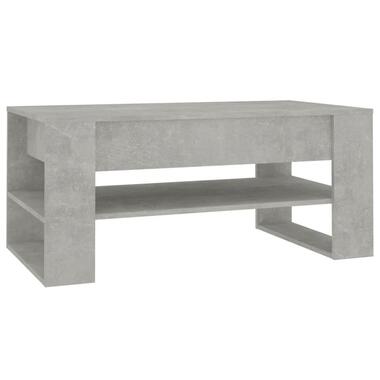 vidaXL - Salontafel - Grijs - Bewerkt hout product