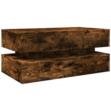 vidaXL - Salontafel - Bruin - Bewerkt hout product