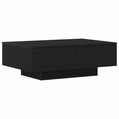 vidaXL - Salontafel - Zwart eiken - Bewerkt hout - 90 x 60 x 31 cm product