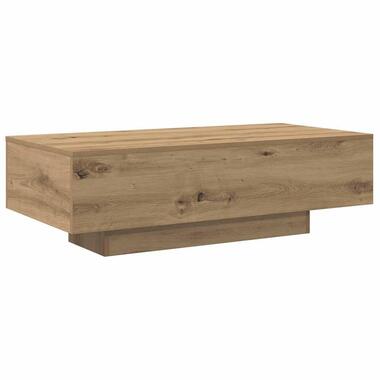 vidaXL - Salontafel - Bruin - Bewerkt hout product