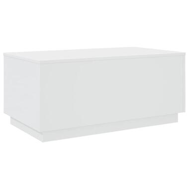 vidaXL - Salontafel - Wit - Bewerkt hout product