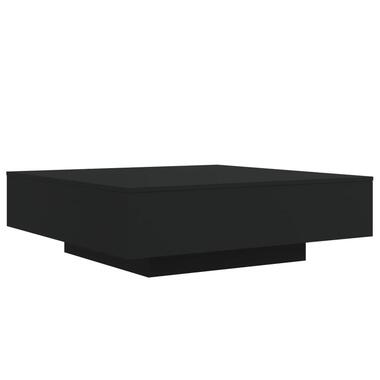 vidaXL - Salontafel - Zwart - Bewerkt hout - 100 x 100 x 31 cm product