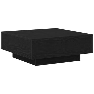 vidaXL - Salontafel - Zwart - Bewerkt hout - 80 x 80 x 31 cm product
