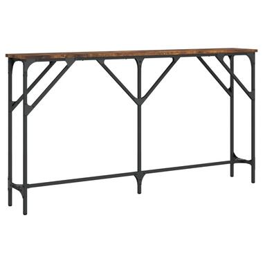 vidaXL - Wandtafel - Bruin - Bewerkt hout - 140 x 23 x 75 cm product